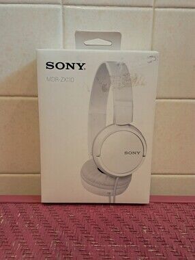 Sony White Wired Headphones